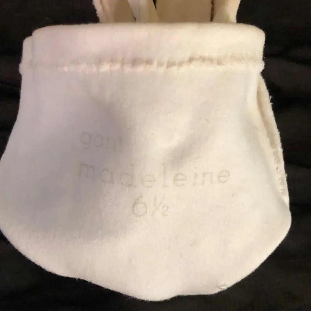 Vintage Gant Madeleine White Ladies Gloves Small